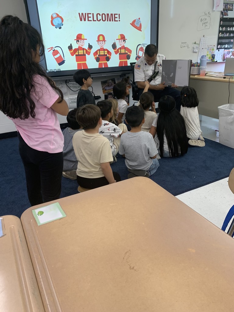 Gurnee Fire Department Mystery Readers in 2nd Grade