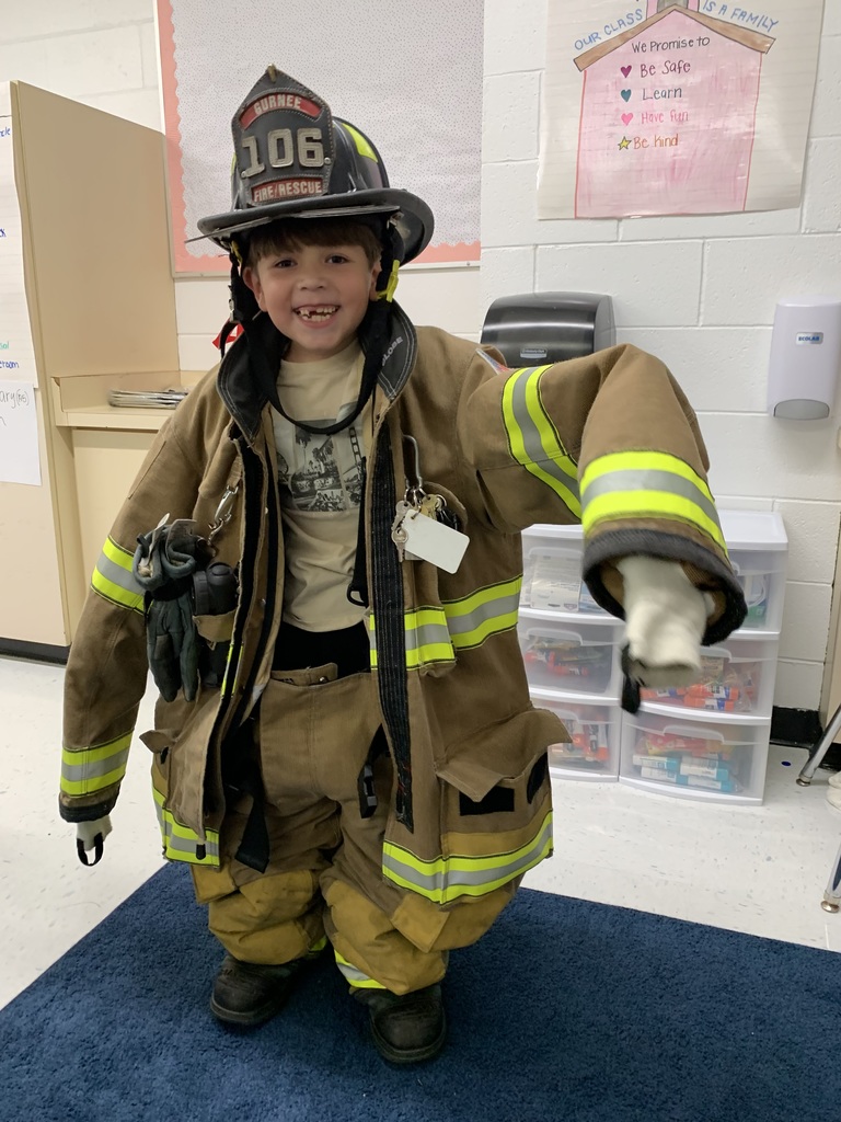 Gurnee Fire Department Mystery Readers in 2nd Grade