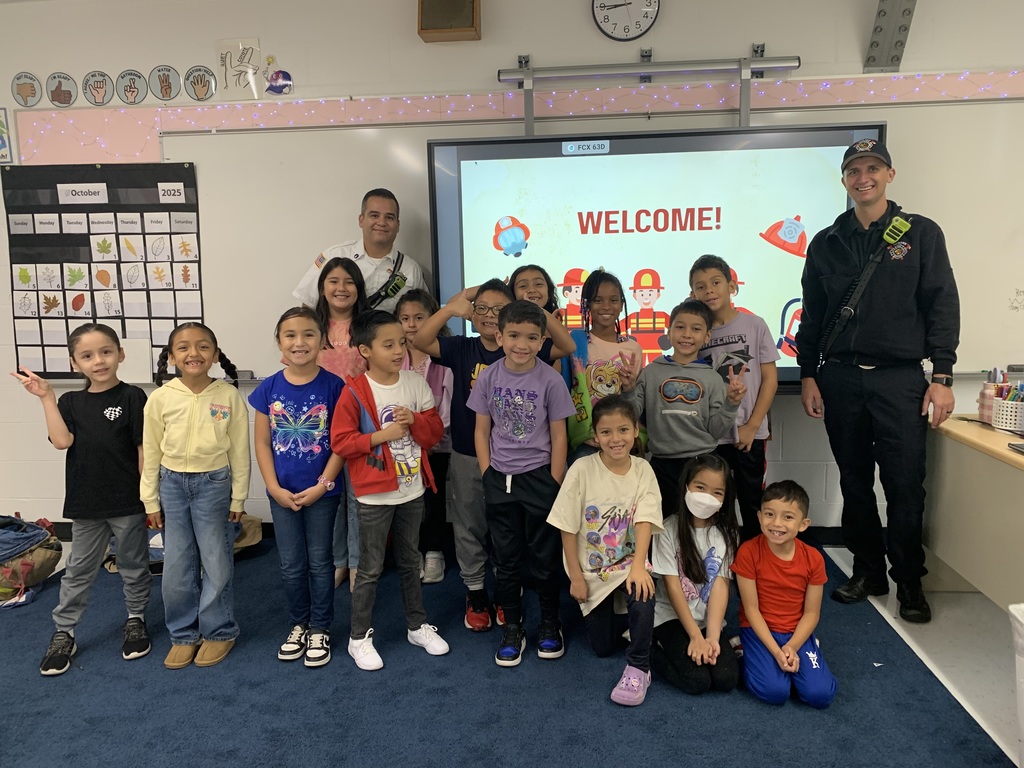 Gurnee Fire Department Mystery Readers in 2nd Grade