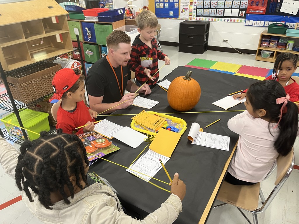 The Great Kindergarten Pumpkin Investigation in Ms. O'Neil, Ms. Beaudry, Ms. Bensch, and Ms. Knapp's classes! 
