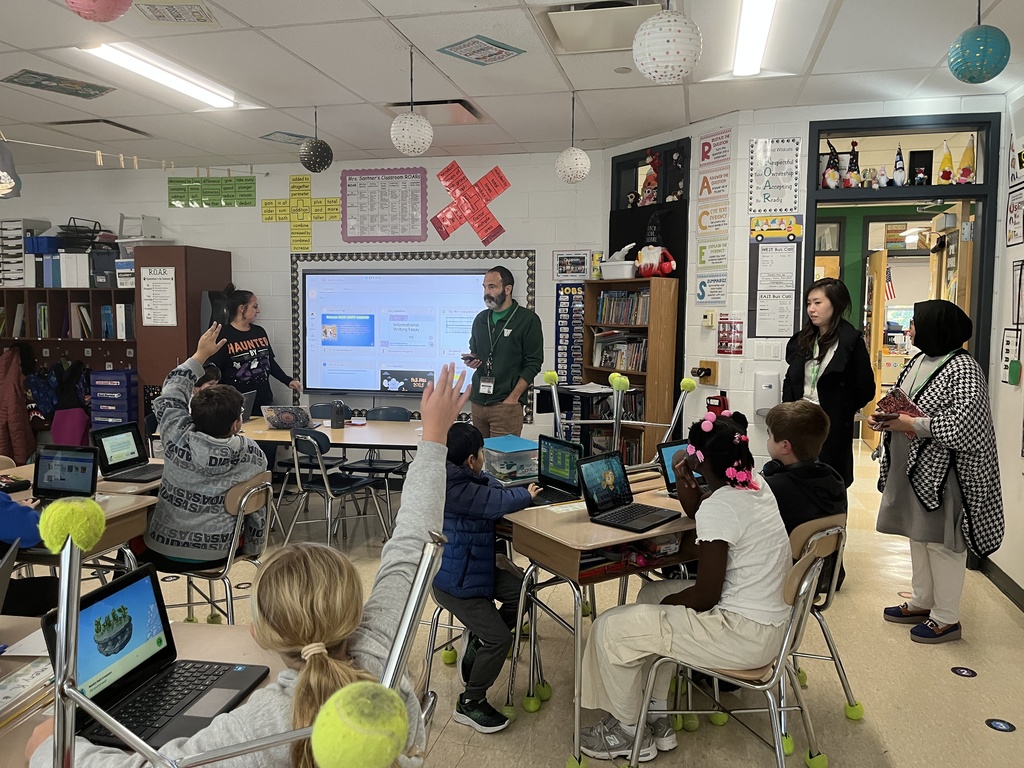 Tour of a classroom at Intermediate