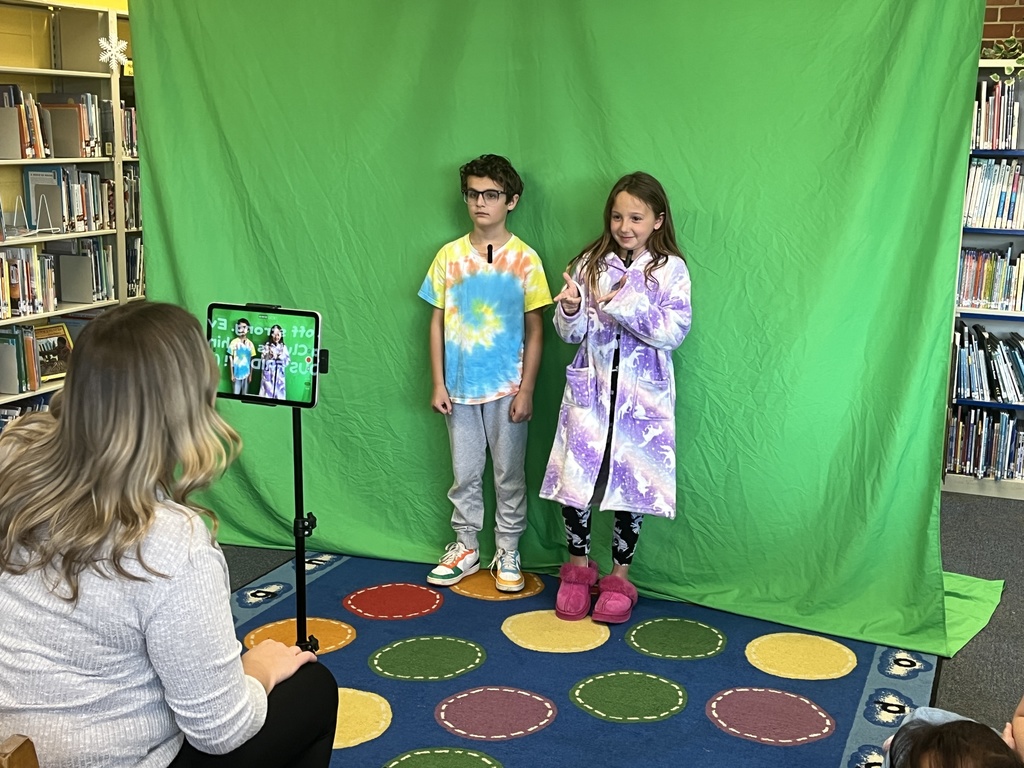 Wildcat Media Group creates the Woodland Elementary Morning Announcements