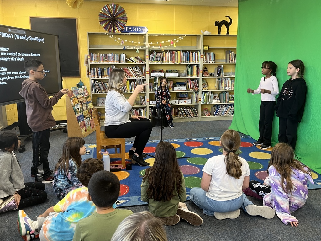 Wildcat Media Group creates the Woodland Elementary Morning Announcements