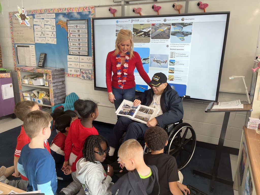 Veterans Day 2025 - Ms. Benjamin's 2nd Grade Class