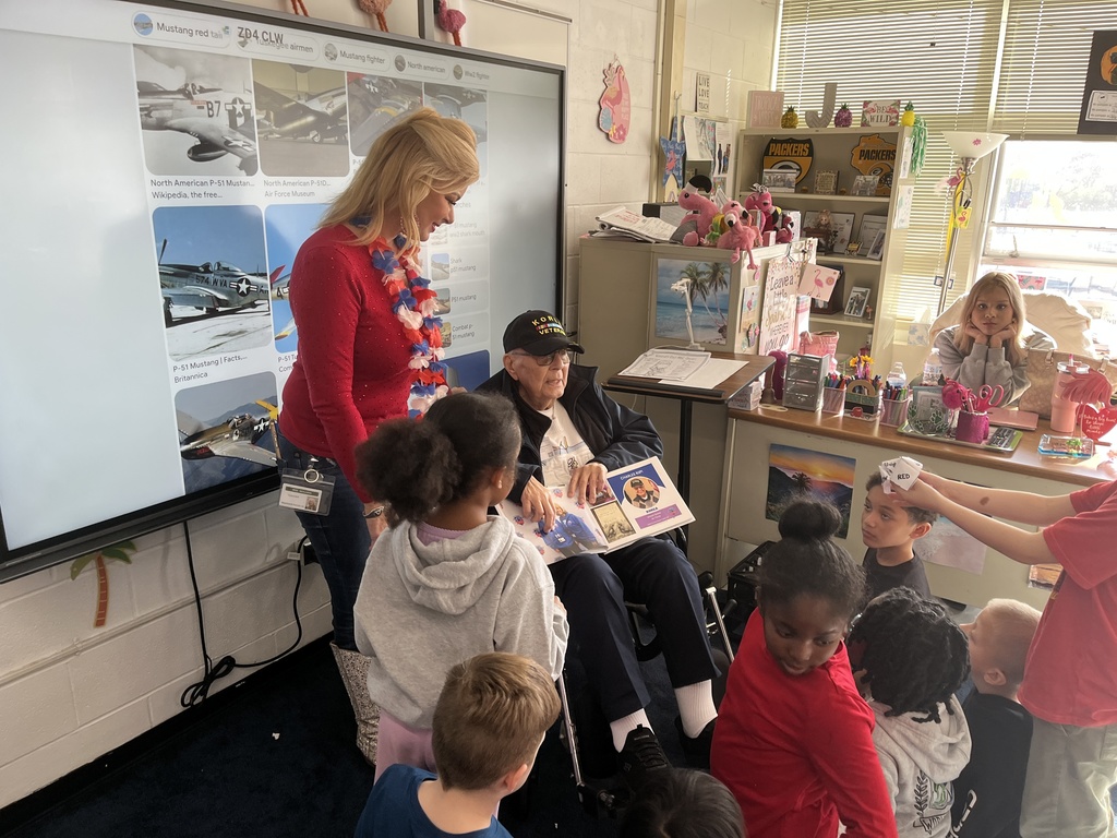 Veterans Day 2025 - Ms. Benjamin's 2nd Grade Class