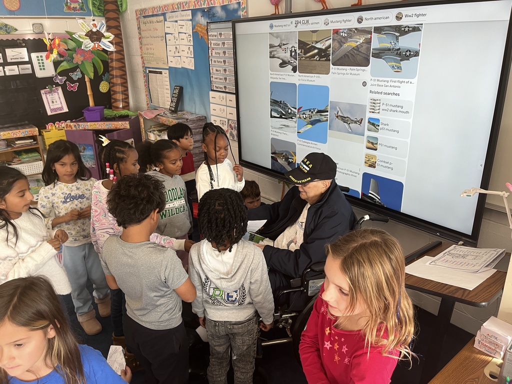 Veterans Day 2025 - Ms. Benjamin's 2nd Grade Class