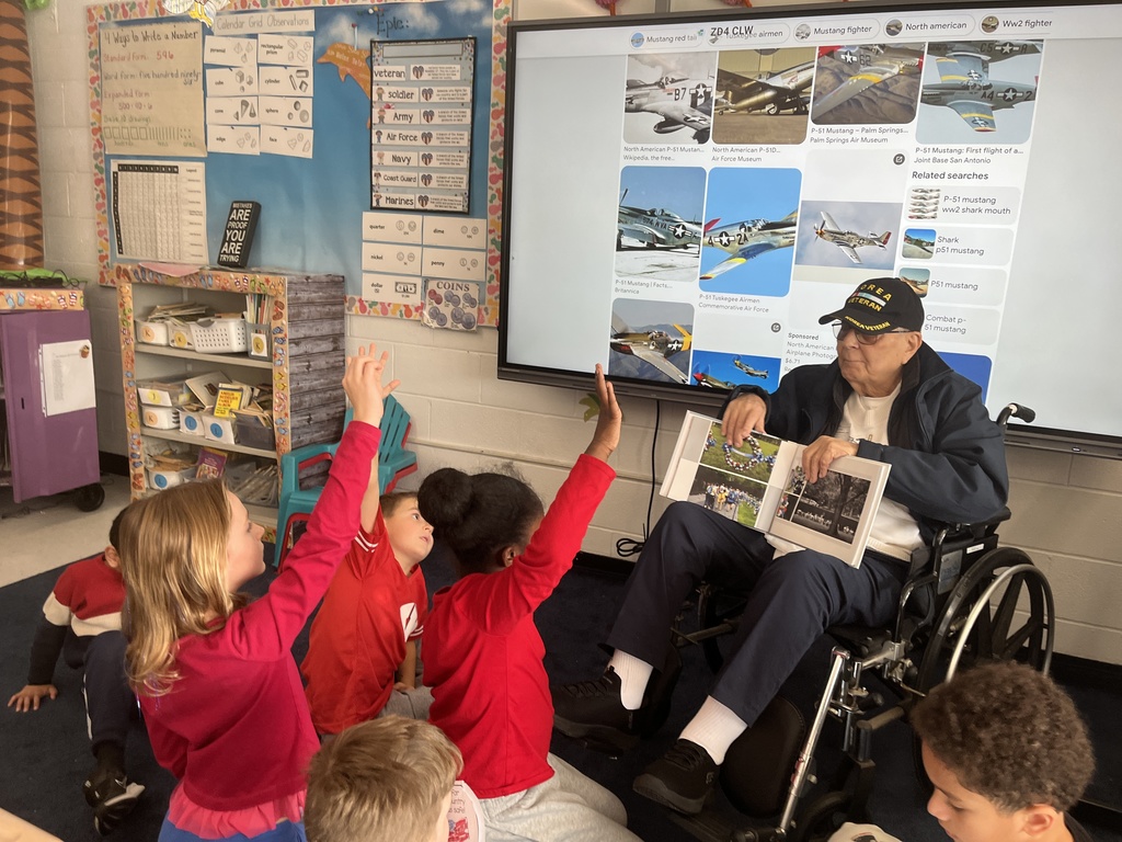 Veterans Day 2025 - Ms. Benjamin's 2nd Grade Class