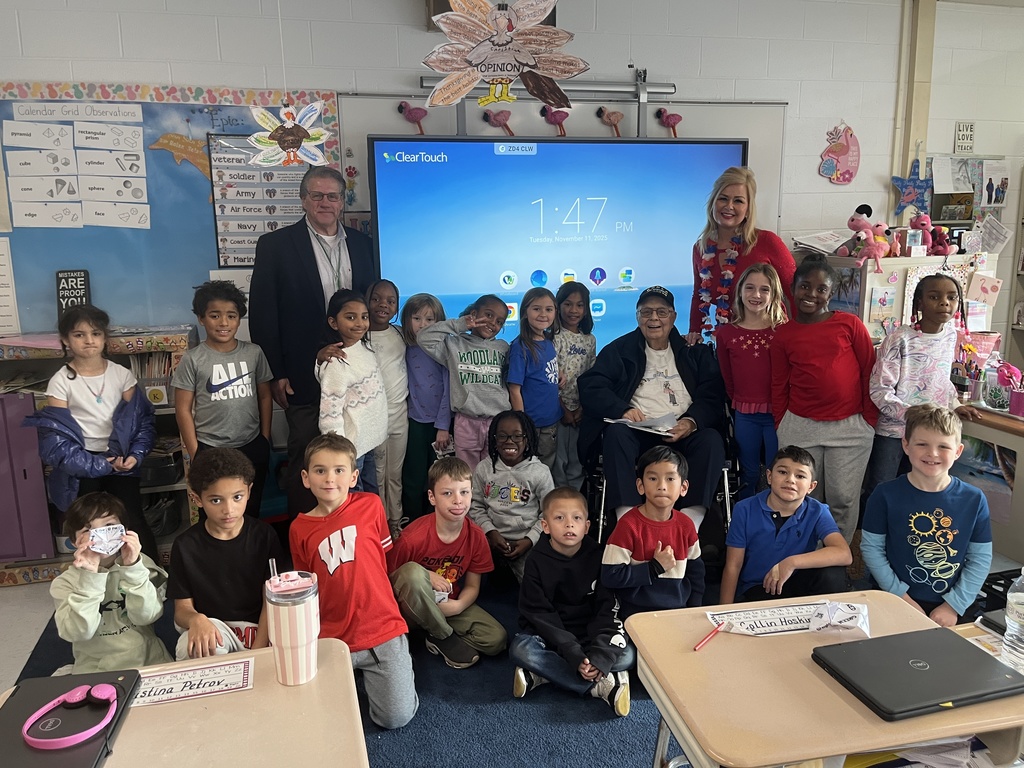 Veterans Day 2025 - Ms. Benjamin's 2nd Grade Class