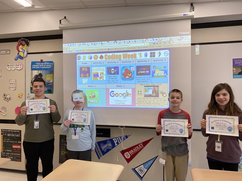 Hour of Code/Hour of AI at WMS Dec. 2025