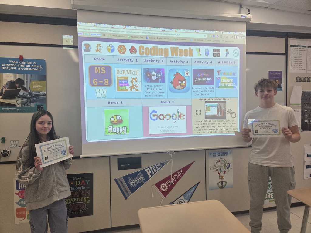 Hour of Code/Hour of AI at WMS Dec. 2025