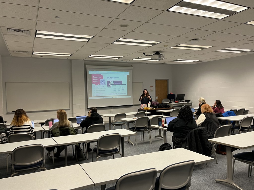 Woodland educators in a classroom for training