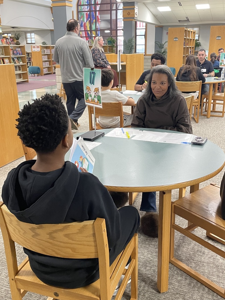 8th Grade Students participate in mock interviews to learn career readiness skills