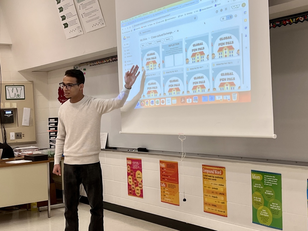 Global Pen Pals project in Mr. Aablouche's class - Jan. 2026