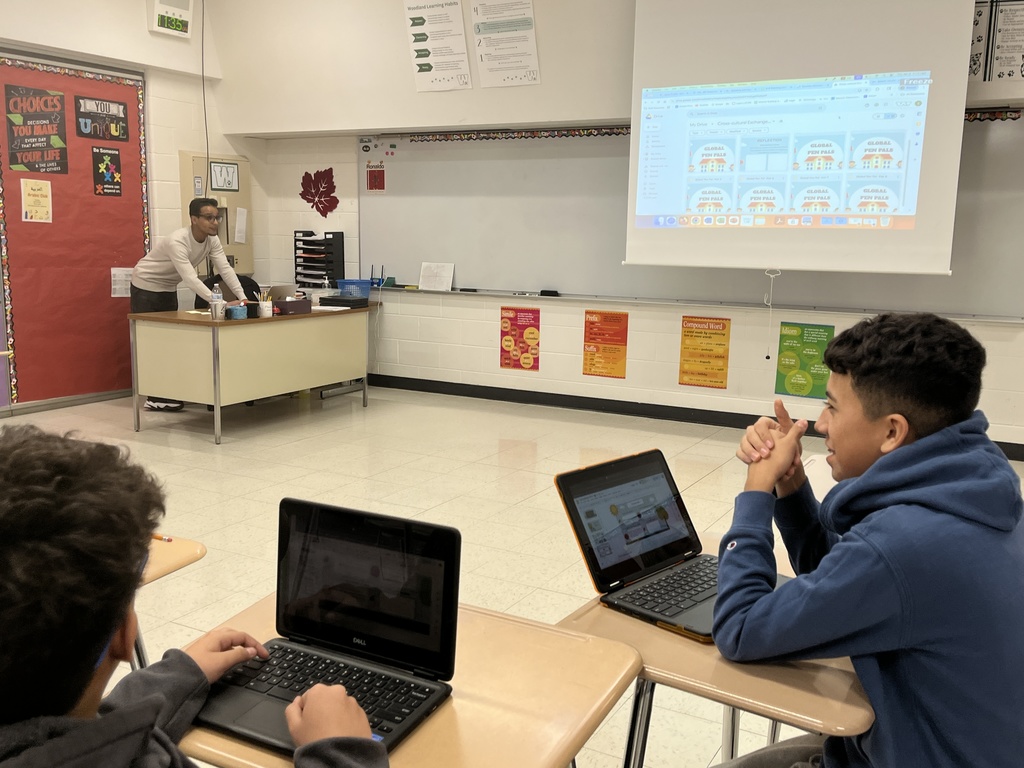 Global Pen Pals project in Mr. Aablouche's class - Jan. 2026