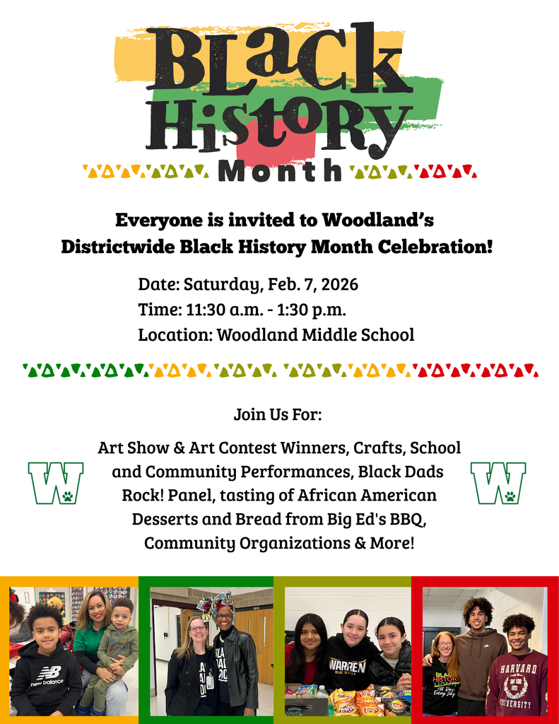 Black History Month Celebration, Feb. 7 at 11:30 a.m. at WMS English Flyer