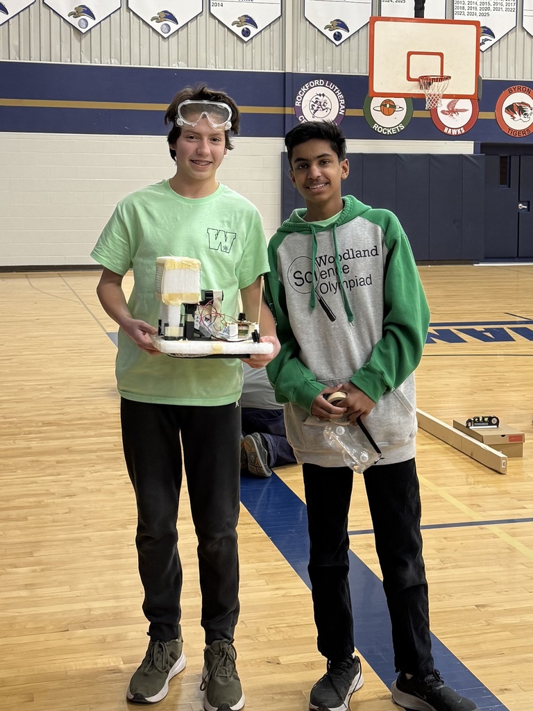 Science Olympiad Varsity Hovercraft Team won first place, Jan. 2026