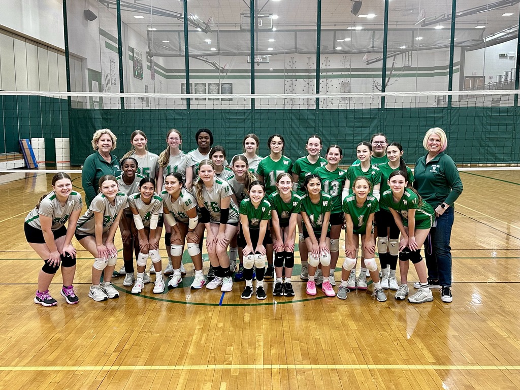 6/7th Grade Girls Volleyball Teams - Woodland Green vs. Woodland White