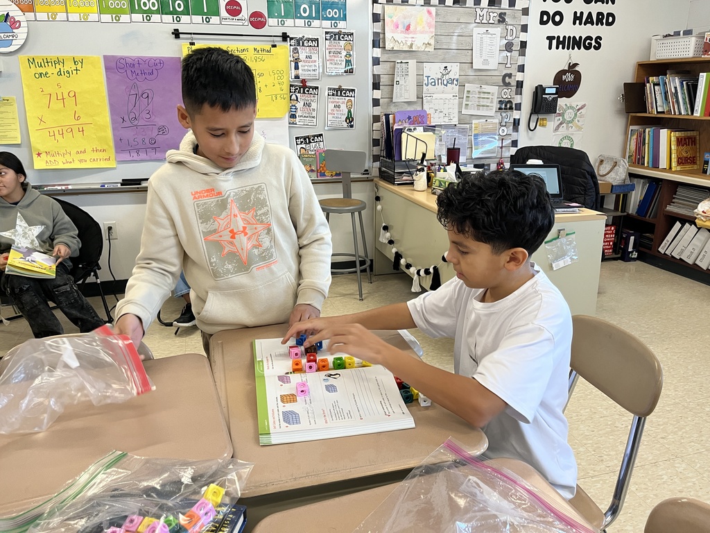 Math Lesson in Ms. Del Campo's Class at Intermediate