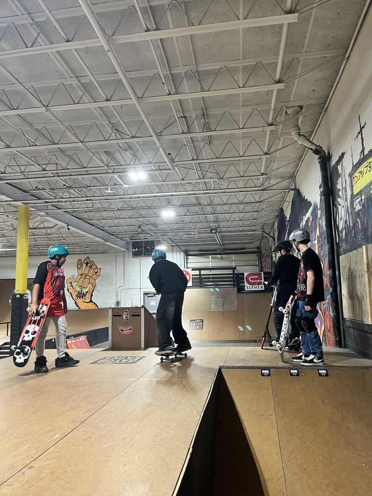 WMS Skateboarding Club at an indoor skate park 2026