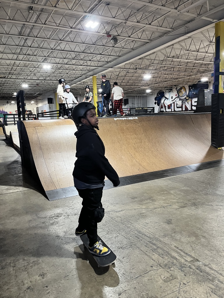 WMS Skateboarding Club at an indoor skate park 2026