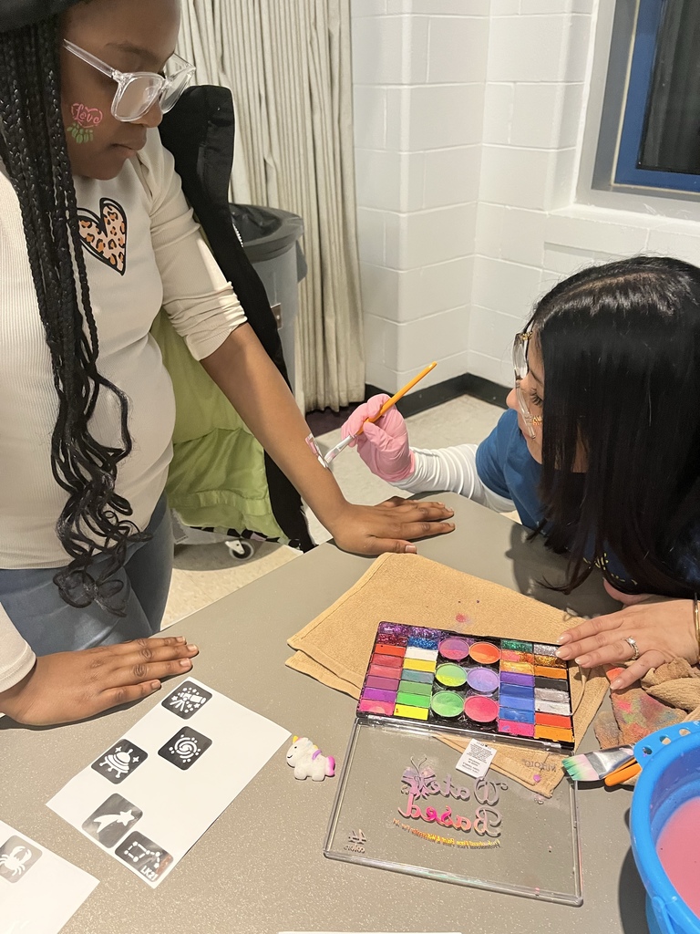 Face painting at WinterFest, Feb. 2026