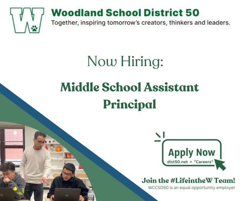 Now Hiring Graphic for this open position 