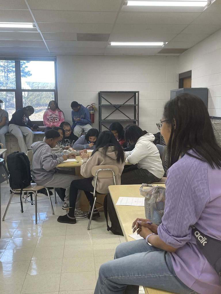 Students in Black Student Leaders Club 
