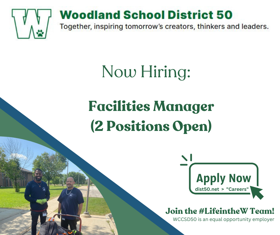 Check out these recently posted positions to join the #LifeintheW team: Facilities Manager (2 Positions)