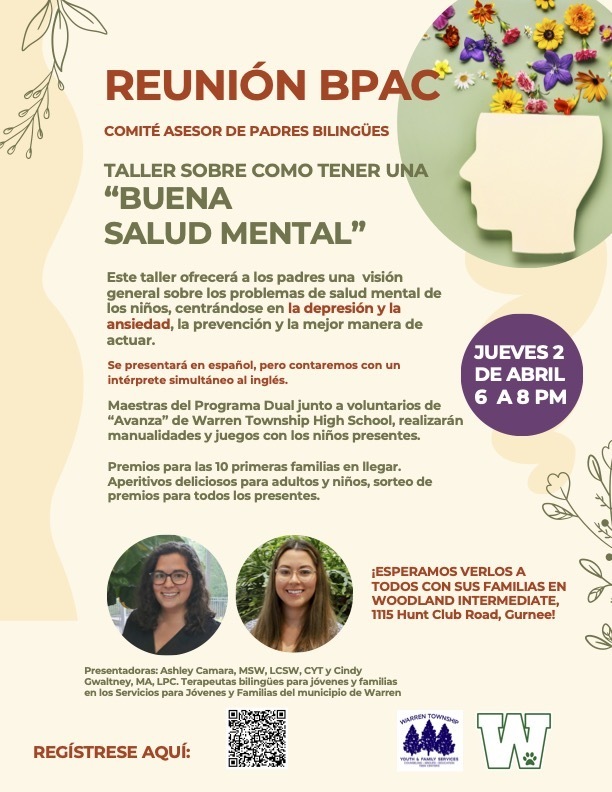 Flyer for Final BPAC meeting of the year - Spanish 