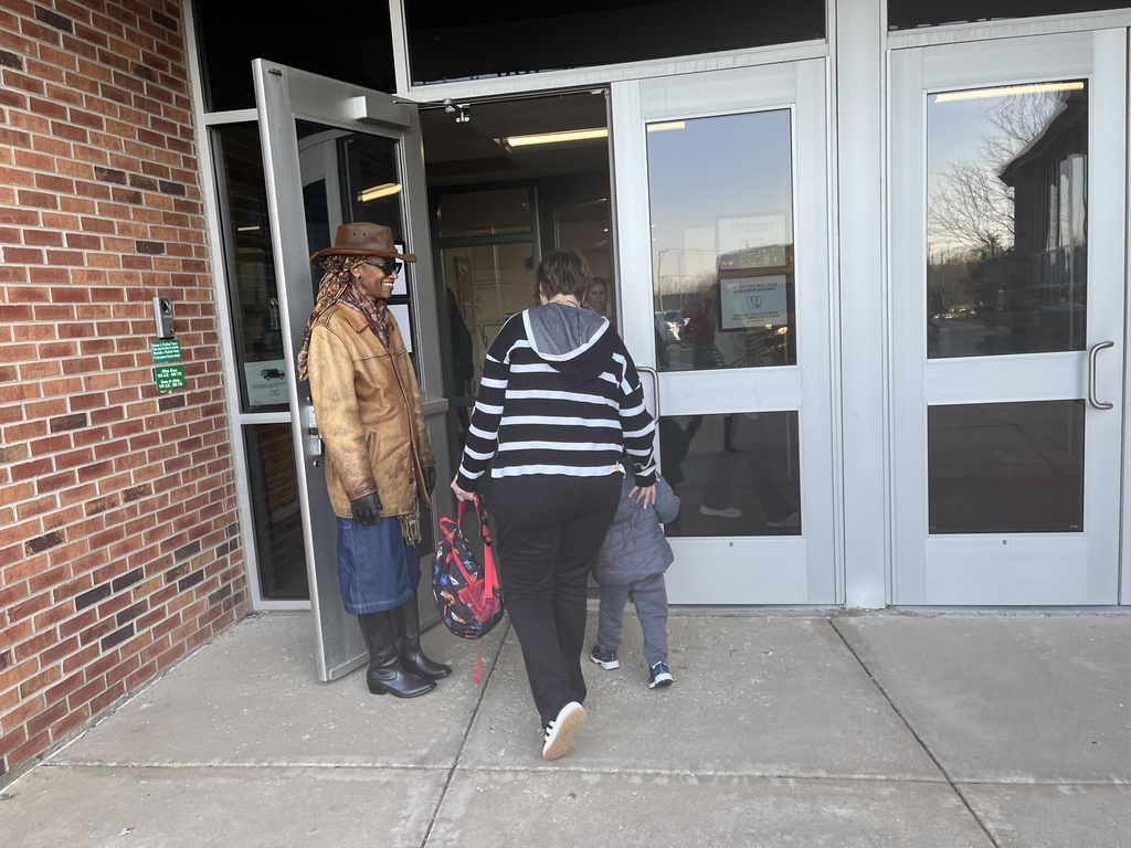 Morning Greeters at Woodland Primary April 6, 2026