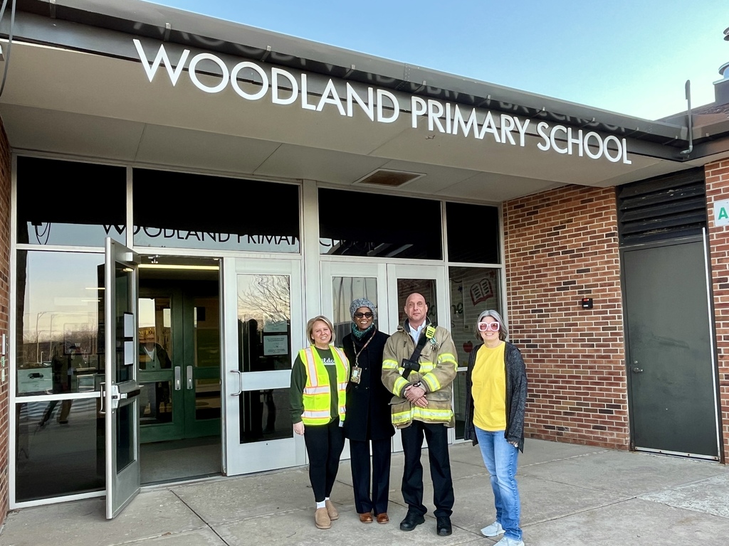Morning Greetings from the Gurnee Fire Department at Woodland Primary
