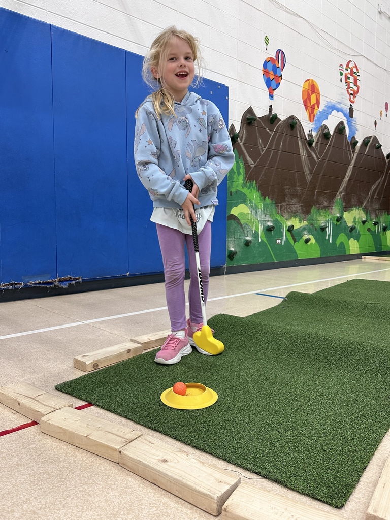 mini golf at Elementary Family Fun & Games Night April 2026