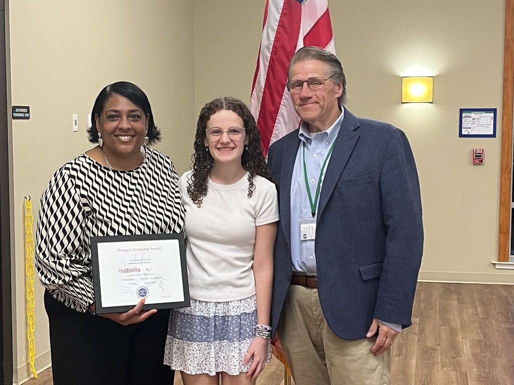 Young Citizenship Award from the Exchange Club of Gurnee, April 2026