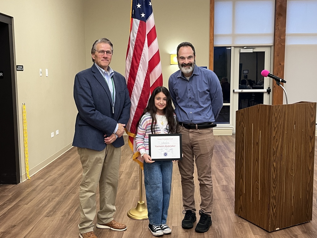 Young Citizenship Award from the Exchange Club of Gurnee, April 2026