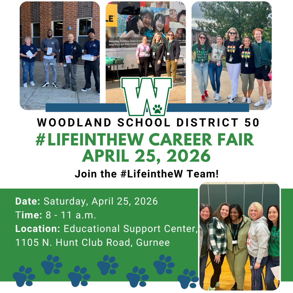 Flyer for the #LifeintheW Career Fair - English 