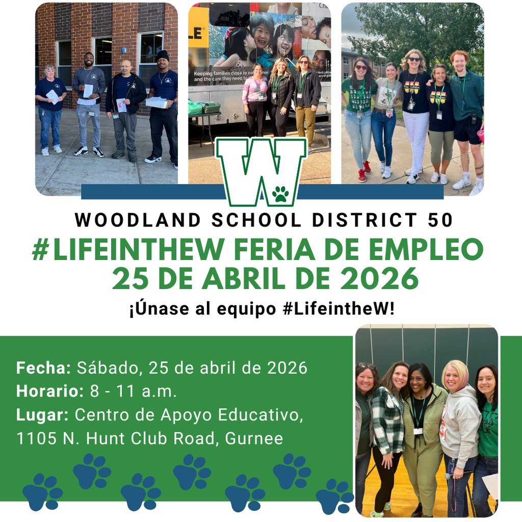Flyer for the #LifeintheW Career Fair - Spanish 
