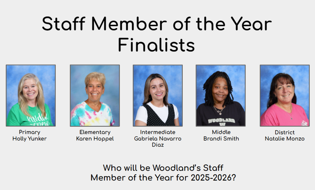 Staff Member of the Year Finalists - Yunker, Hoppel, Diaz, Smith, Monzo