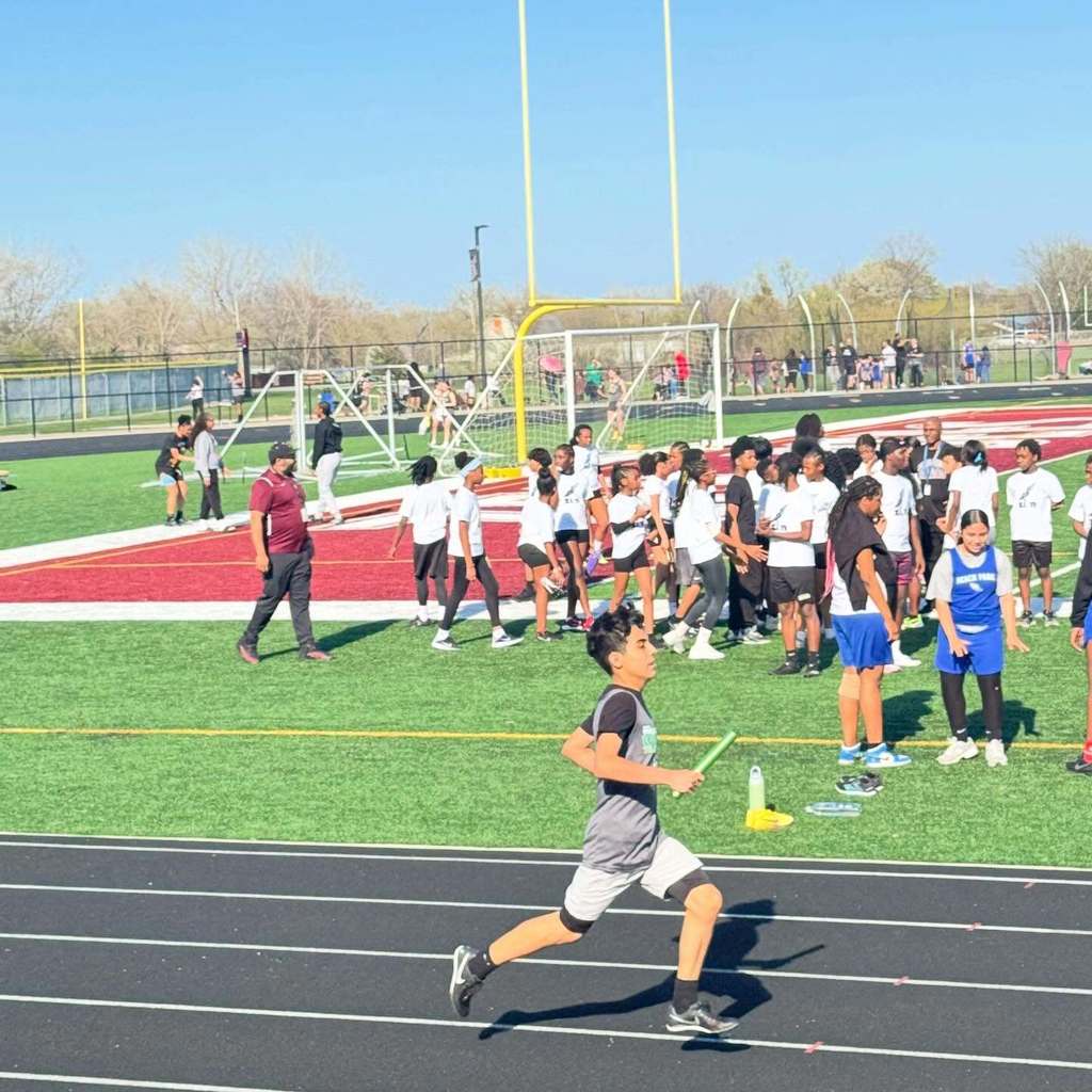 Woodland Middle School Track - photo from meet April 2026