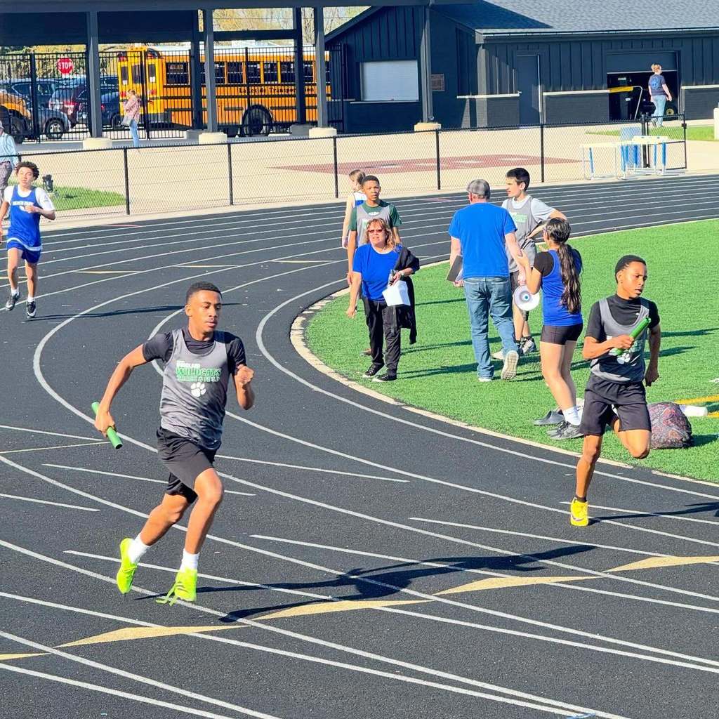 Woodland Middle School Track - photo from meet April 2026