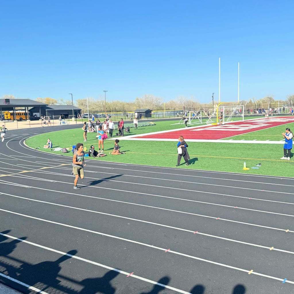 Woodland Middle School Track - photo from meet April 2026