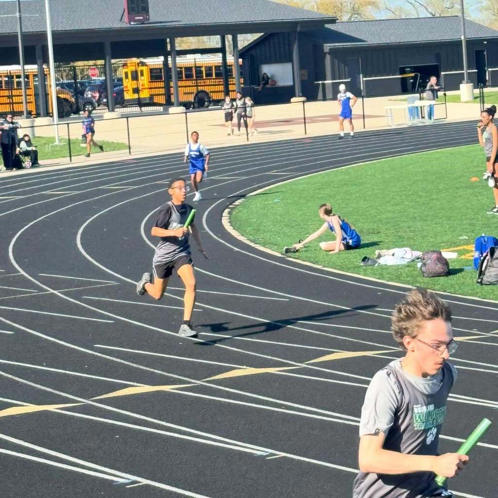 Woodland Middle School Track - photo from meet April 2026
