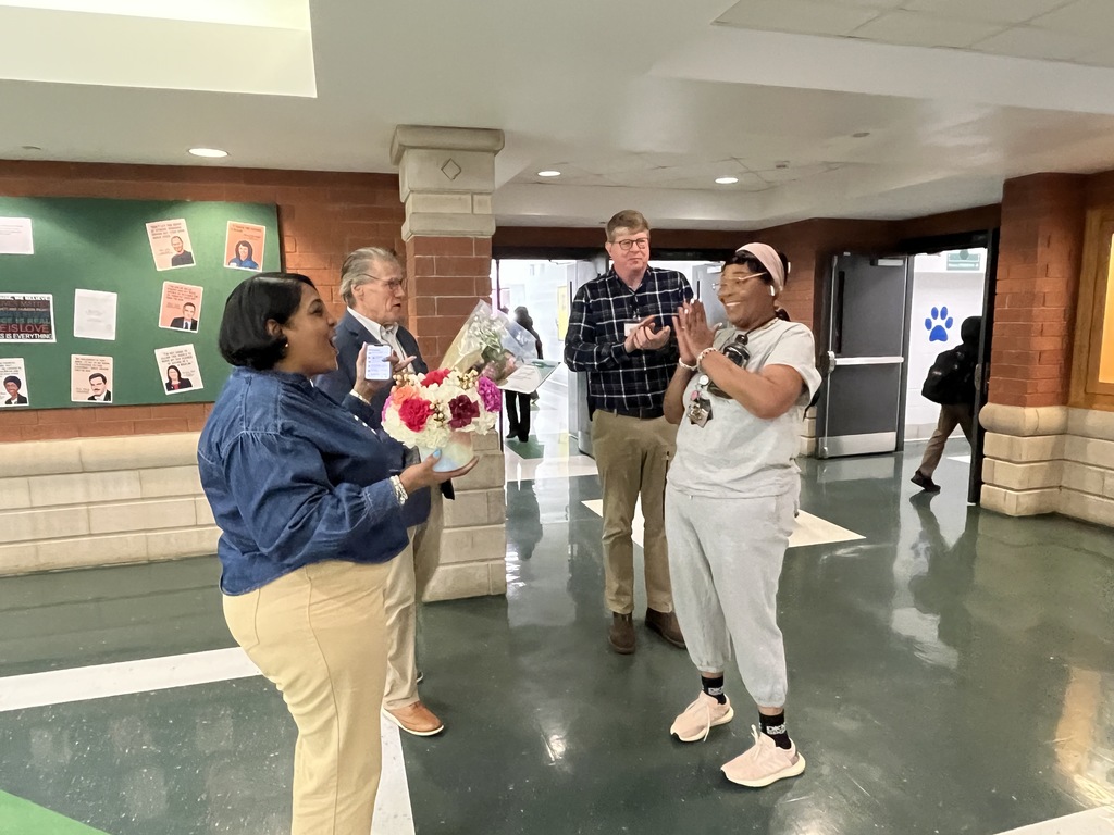 Staff of the Year Winner - Ms. Smith at WMS