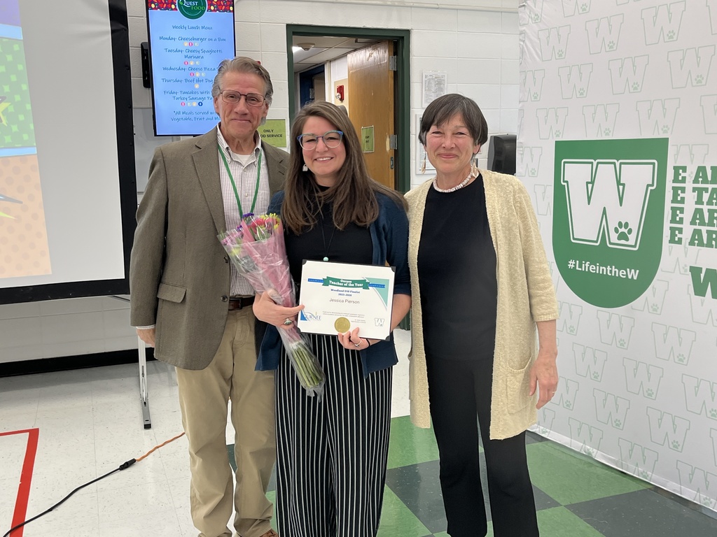 Teacher of the Year Winner - Ms. Pierson 