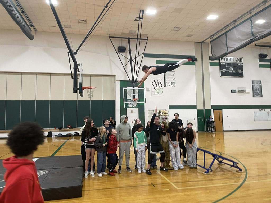 The Dunk Team and students