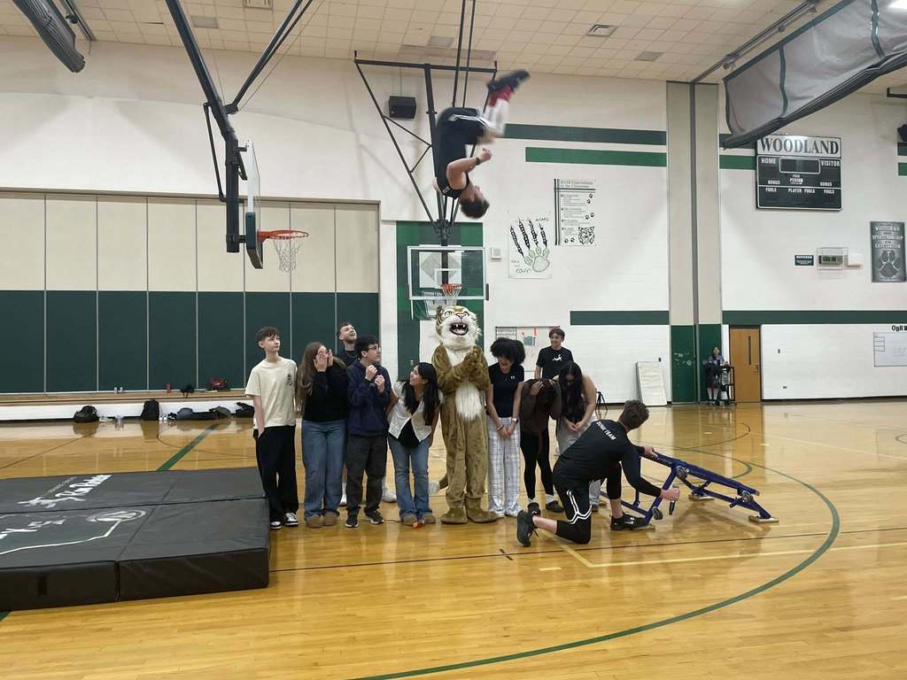 The Dunk Team and students