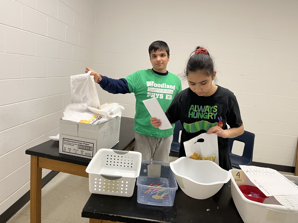 WMS partnered with Honey Orthodontics to create bags for patients and build job and independence skills for the students