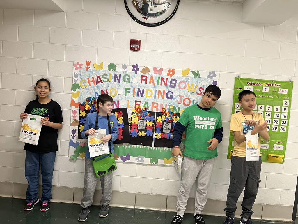 WMS partnered with Honey Orthodontics to create bags for patients and build job and independence skills for the students