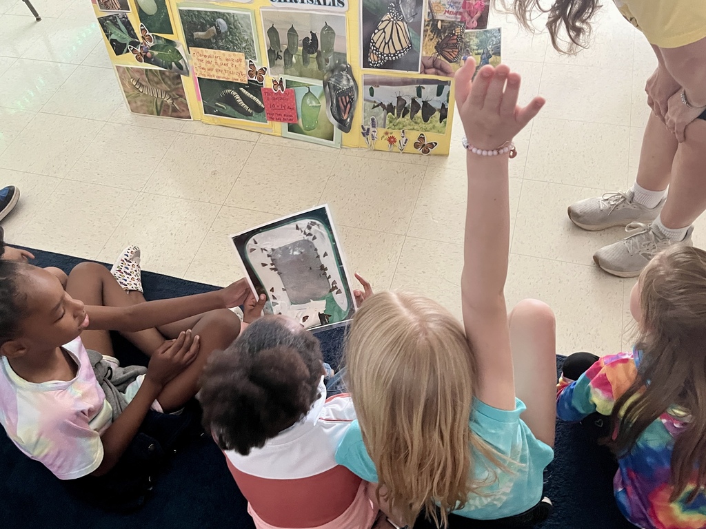 Missy's Monarchs visited Ms. McGinn's class 