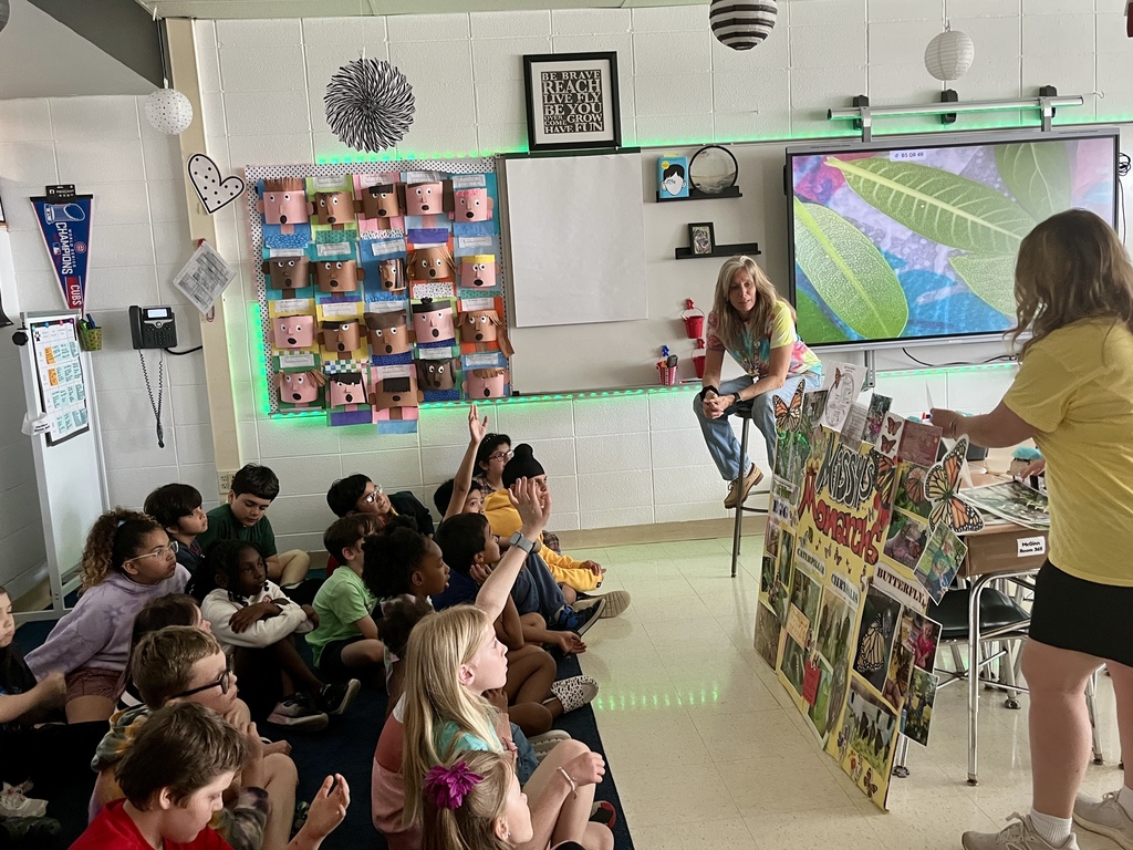 Missy's Monarchs visited Ms. McGinn's class 