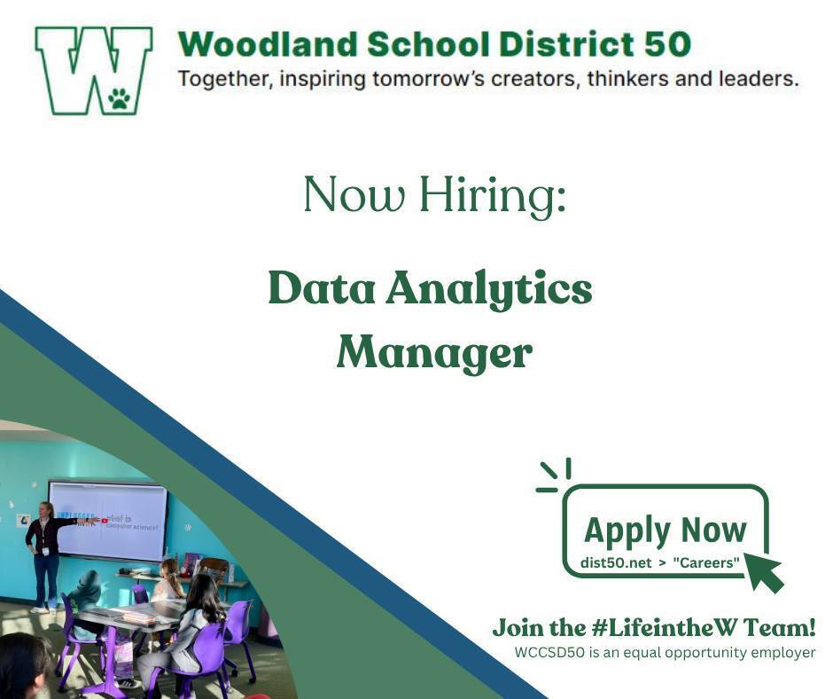 Now hiring data analytics manager 